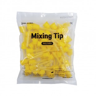 옐로우 믹싱팁 (Mixing Tip) [50ea] + 오랄팁 [25ea]