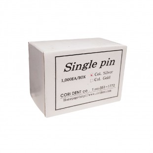 코리덴트 싱글 핀 (Single pin) [Co1. Silver]